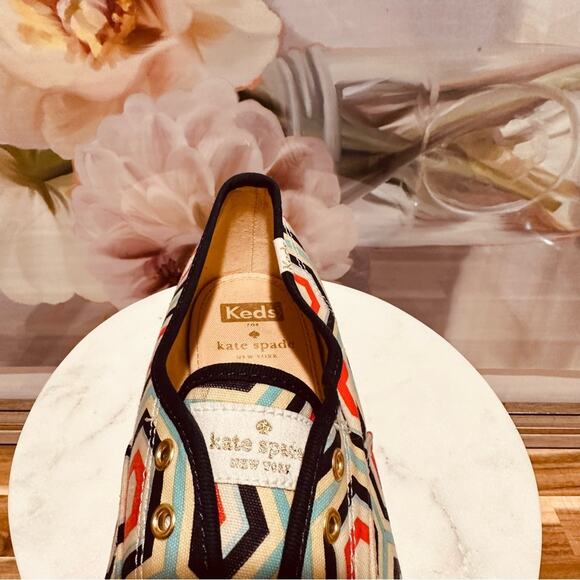 Keds x Kate Spade New York - Champion Laceless Geometric Slip ons, size 9, EUC - Picture 7 of 13